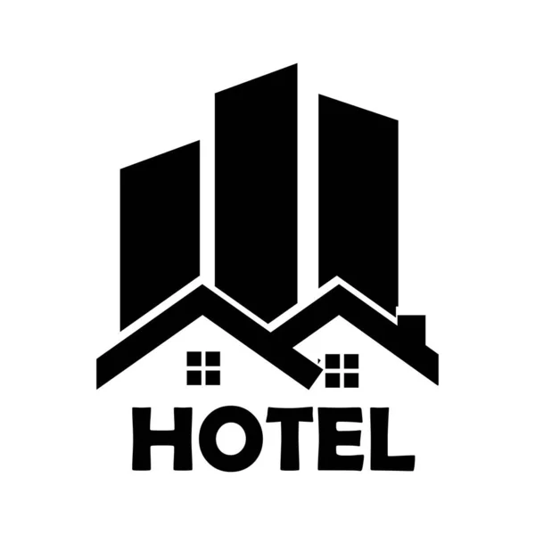 Modèle Design Vectoriel Icône Hôtel — Image vectorielle