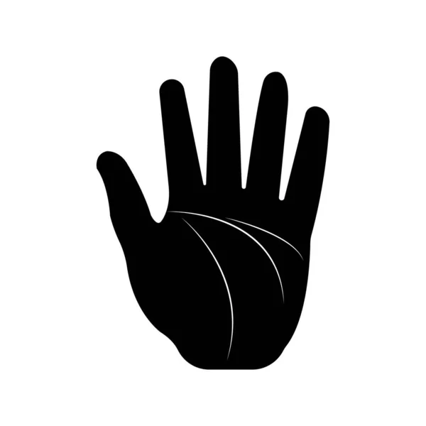 Hand Icon Logo Vector Design Template — Stock Vector