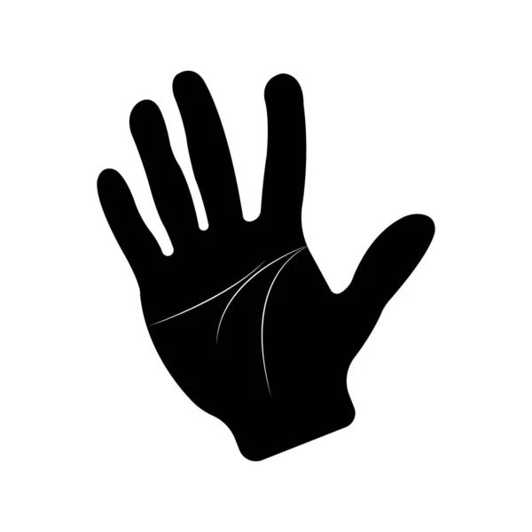 Рука Значок Логотип Векторний Дизайн Шаблон — стоковий вектор