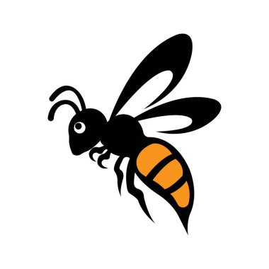 Arı simgesi tasarım şablonu