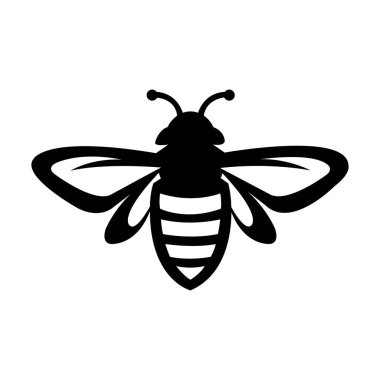 Arı simgesi tasarım şablonu