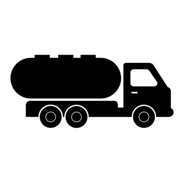 tanker simgesi vektör tasarım şablonu