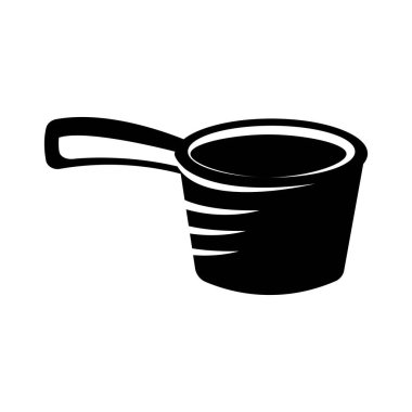 Su Dipper simgesi vektör tasarım şablonu