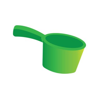 Su Dipper simgesi vektör tasarım şablonu