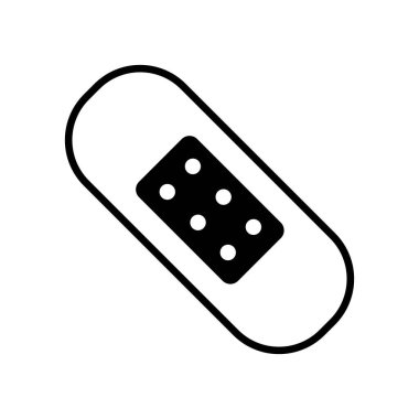 Yara alçı simgesi logo vektör tasarım şablonu