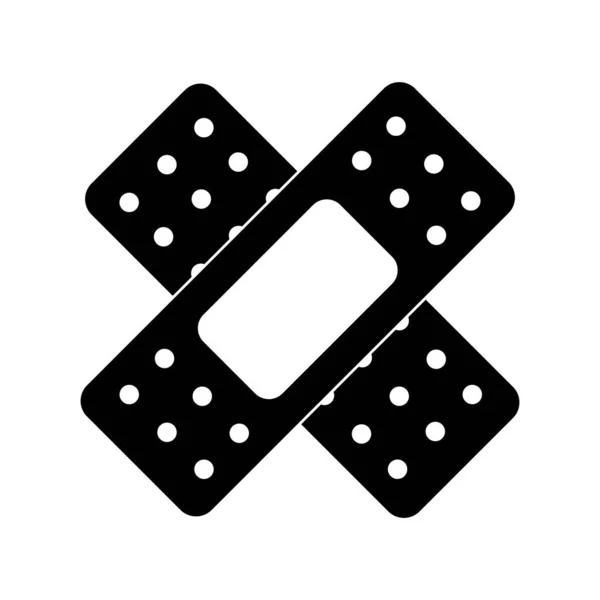 Yara Alçı Simgesi Logo Vektör Tasarım Şablonu — Stok Vektör