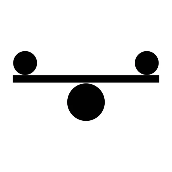 平衡摆动图标标识矢量设计模板 — 图库矢量图片