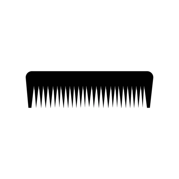 Волосся Гребінець Значок Логотип Векторний Дизайн Шаблон — стоковий вектор