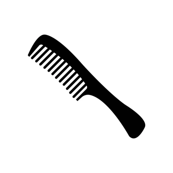 Волосся Гребінець Значок Логотип Векторний Дизайн Шаблон — стоковий вектор