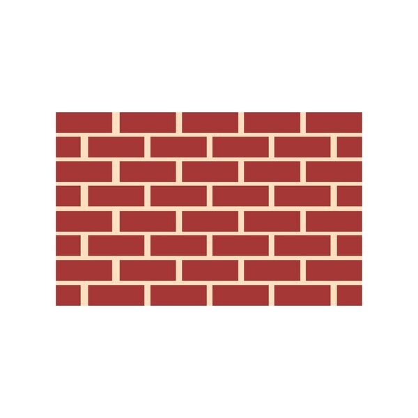 шаблон векторного дизайна логотипа кирпичной стены