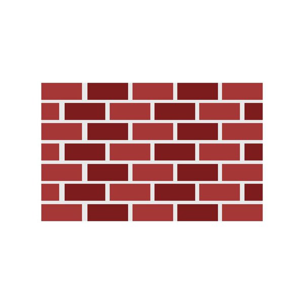шаблон векторного дизайна логотипа кирпичной стены
