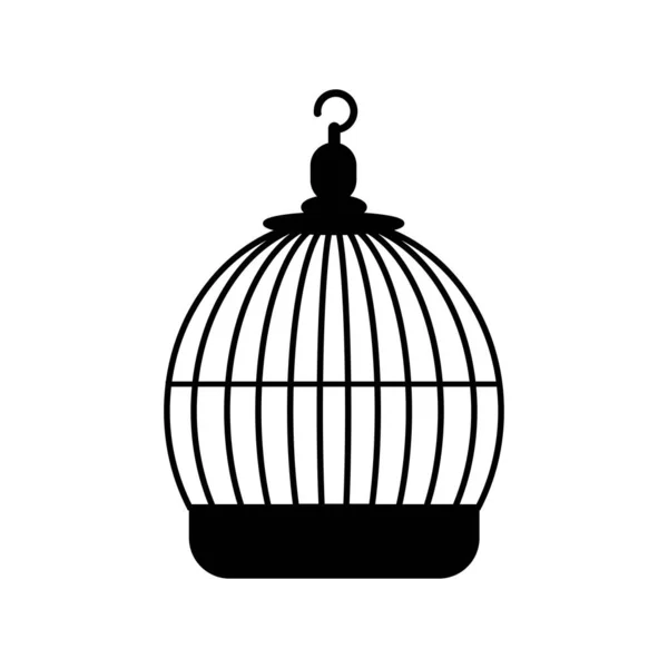 Bird Cage Icon Logo Vector Design Template — Stock Vector
