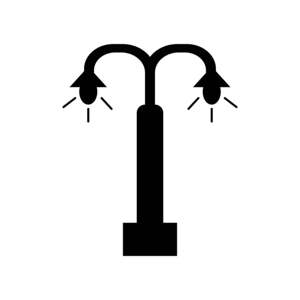 Шаблон Векторного Дизайна Логотипа Уличного Освещения — стоковый вектор