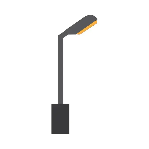 Icône Éclairage Public Logo Vectoriel Modèle Conception — Image vectorielle