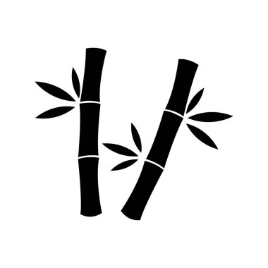 Şeker kamışı simgesi logo vektör tasarım şablonu