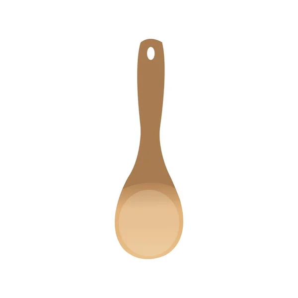 Pirinç Kepçesi Simgesi Logo Vektör Tasarım Şablonu — Stok Vektör