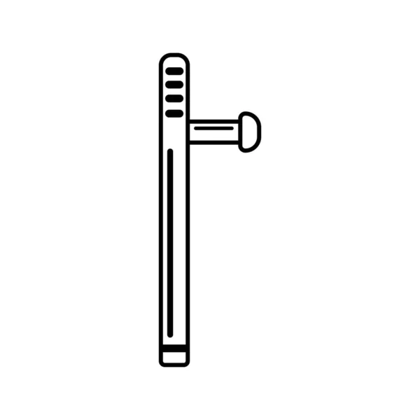 Stick Εικονίδιο Λογότυπο Διάνυσμα Πρότυπο Σχεδιασμού — Διανυσματικό Αρχείο
