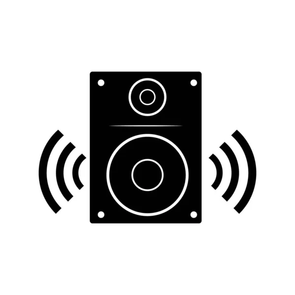 Звукова Система Значок Логотип Векторний Дизайн Шаблон — стоковий вектор