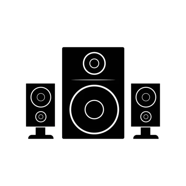 Шаблон Векторного Дизайна Логотипа Звуковой Системы — стоковый вектор