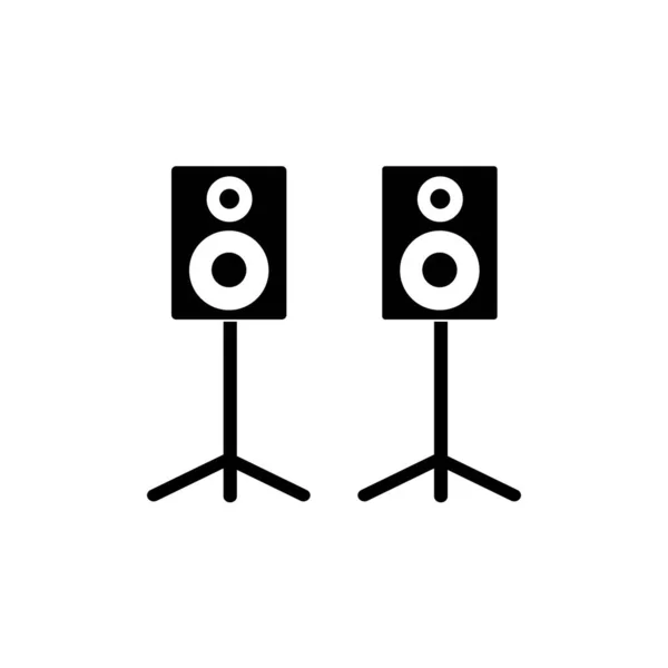 Sound System Icon Logo Vektor Design Vorlage — Stockvektor