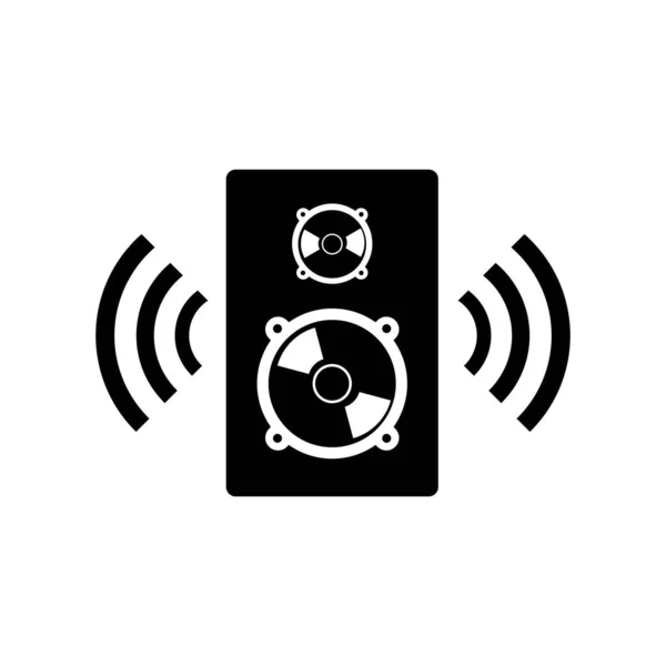 Sound System Icon Logo Vector Design Template — Stock Vector