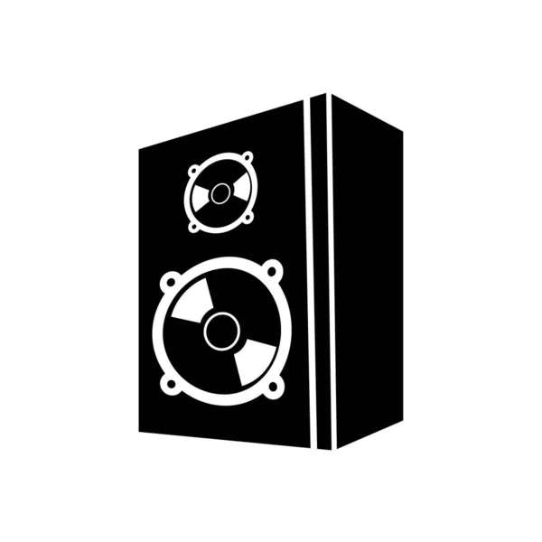 Icono Del Sistema Sonido Logo Vector Diseño Plantilla — Vector de stock