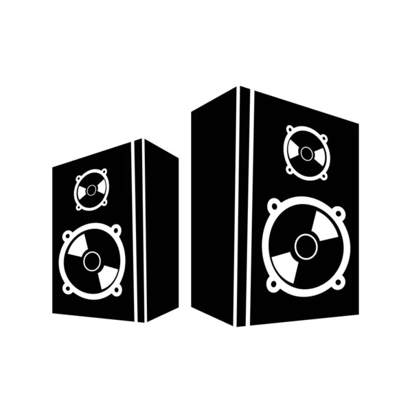 Sound System Ikona Logo Wektor Projektowy Szablon — Wektor stockowy