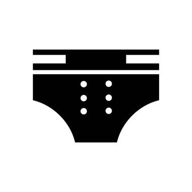 bebek bezi simgesi logo vektör tasarım şablonu