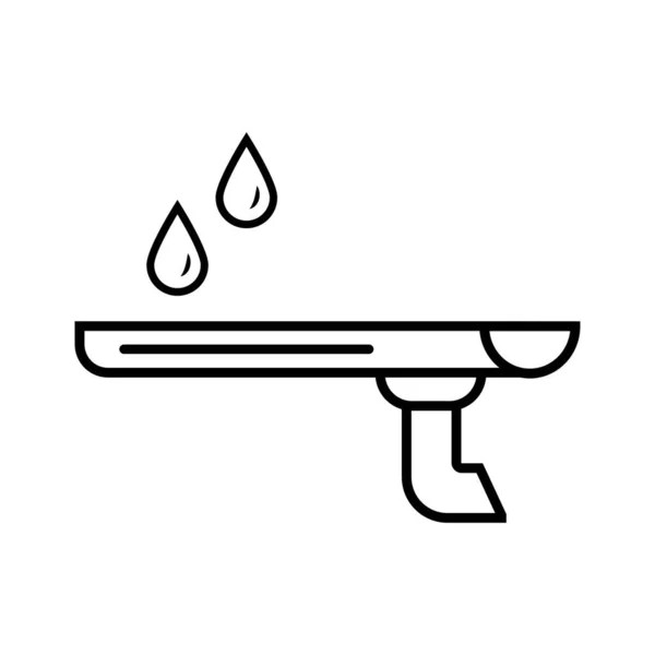 Υδρορροές Εικονίδιο Λογότυπο Διάνυσμα Πρότυπο Σχεδιασμού — Διανυσματικό Αρχείο