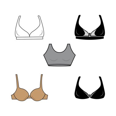 bra simgesi logo vektör tasarım şablonu