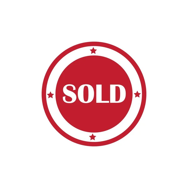 Продається Іконка Логотип Векторний Дизайн Шаблон — стоковий вектор