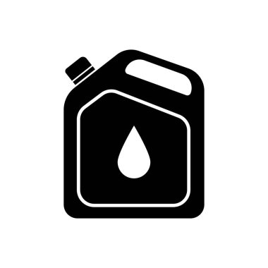 motor yağı simgesi logo vektör tasarım şablonu