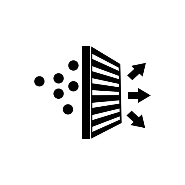 Modello Progettazione Vettoriale Logo Icona Filtro Aria Illustrazione Stock