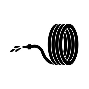 Su hortumu simgesi logo vektör tasarım şablonu