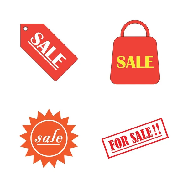 Sale Icon Logo Vector Design Template — Vector de stock