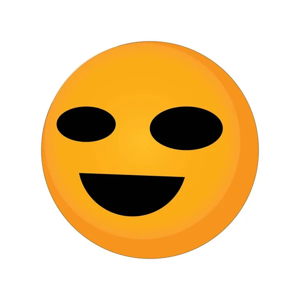 Χαμόγελο Εικονίδιο Λογότυπο Διάνυσμα Πρότυπο Σχεδιασμού — Διανυσματικό Αρχείο
