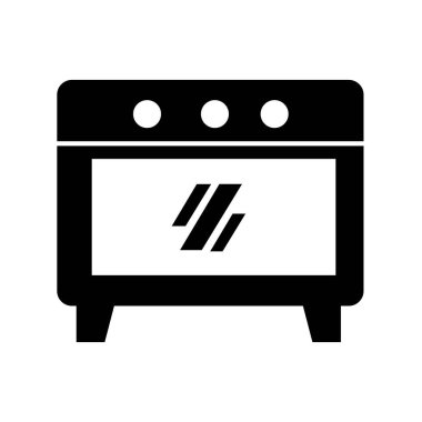 fırın simgesi logo vektör tasarım şablonu