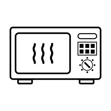 fırın simgesi logo vektör tasarım şablonu