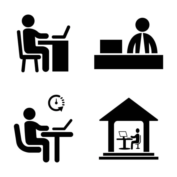 Шаблон Векторного Дизайна Логотипа Рабочей Области Лицензионные Стоковые Иллюстрации
