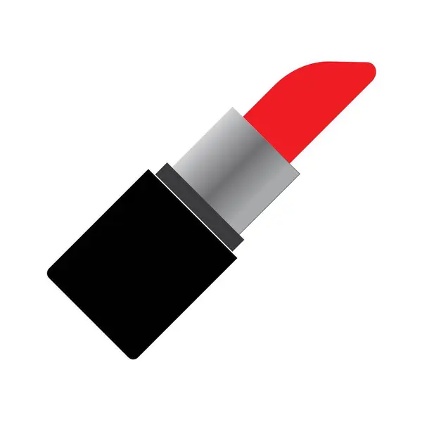 Lippenstift Symbol Logo Vektor Design Vorlage — Stockvektor