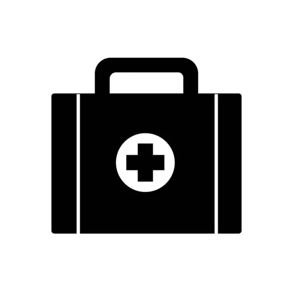 First Aid Box Icon Logo Vector Design Template — Stock Vector