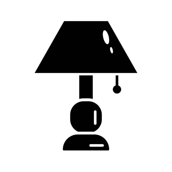 Nacht Lampe Symbol Logo Vektor Design Vorlage — Stockvektor