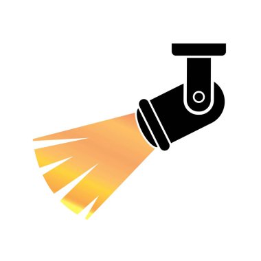 spot ışıkları simge logo vektör tasarım şablonu