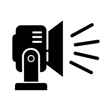 spot ışıkları simge logo vektör tasarım şablonu