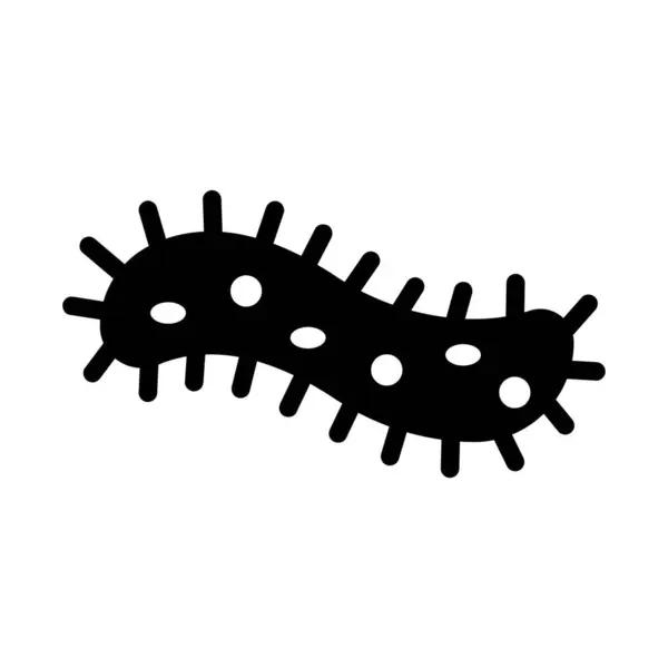 Templat Desain Vektor Logo Mikroba Parasit - Stok Vektor
