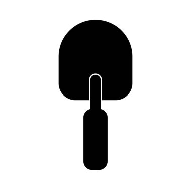 Kum kepçesi simgesi logo vektör tasarım şablonu