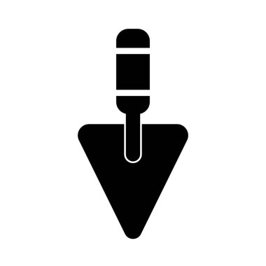 Kum kepçesi simgesi logo vektör tasarım şablonu