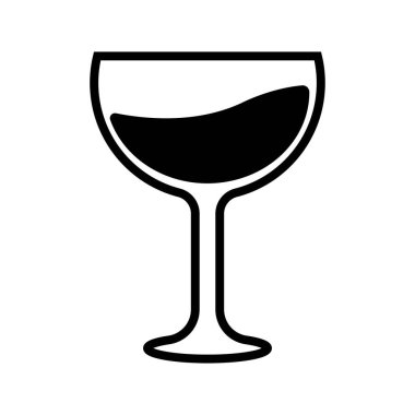 cam simge logo vektör tasarım şablonu