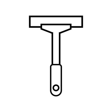 cam temizleme simgesi logo vektör tasarım şablonu