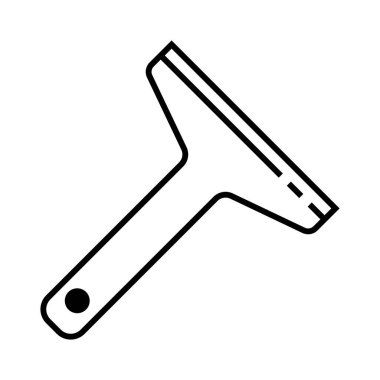 cam temizleme simgesi logo vektör tasarım şablonu